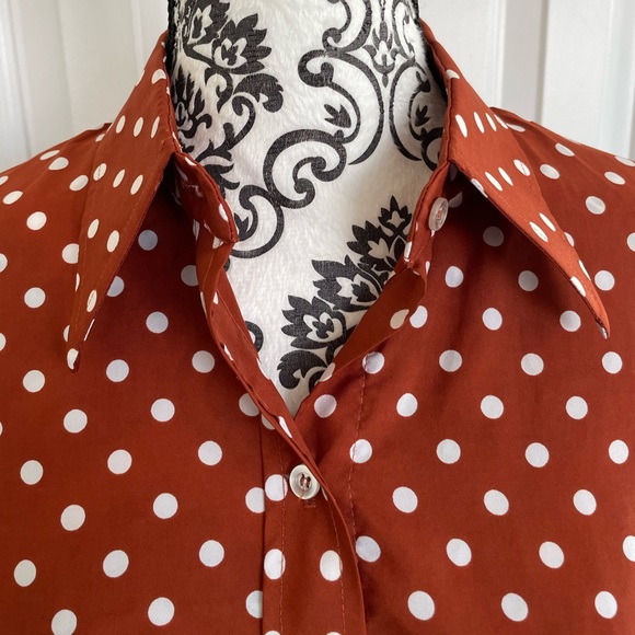 Vintage polka dot shirt 🧶 - Picture 5 of 8